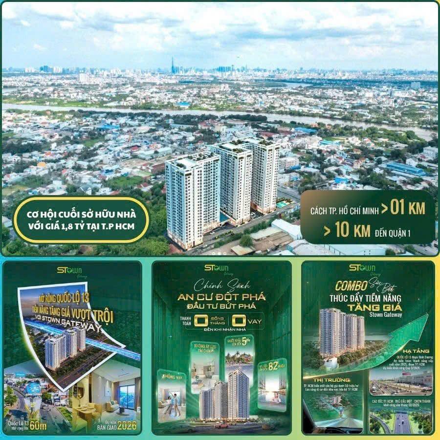 Từ Stown Gateway đến trung tâm Sài Gòn mất bao lâu?